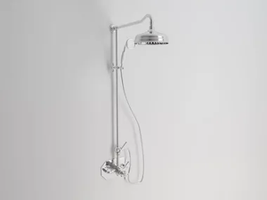 BEATRICE - Wall-mounted thermostatic shower panel with overhead shower _ Park Avenue